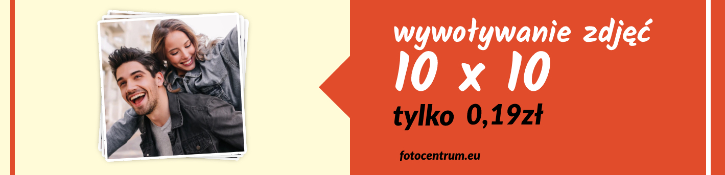 wywoływanie zdjęć 10x10 promocja